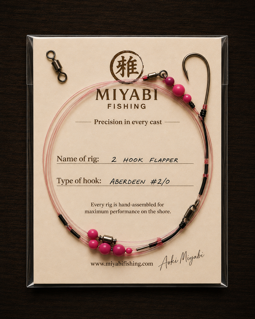 MIYABI Precision Flapper Rig – 2 Hook