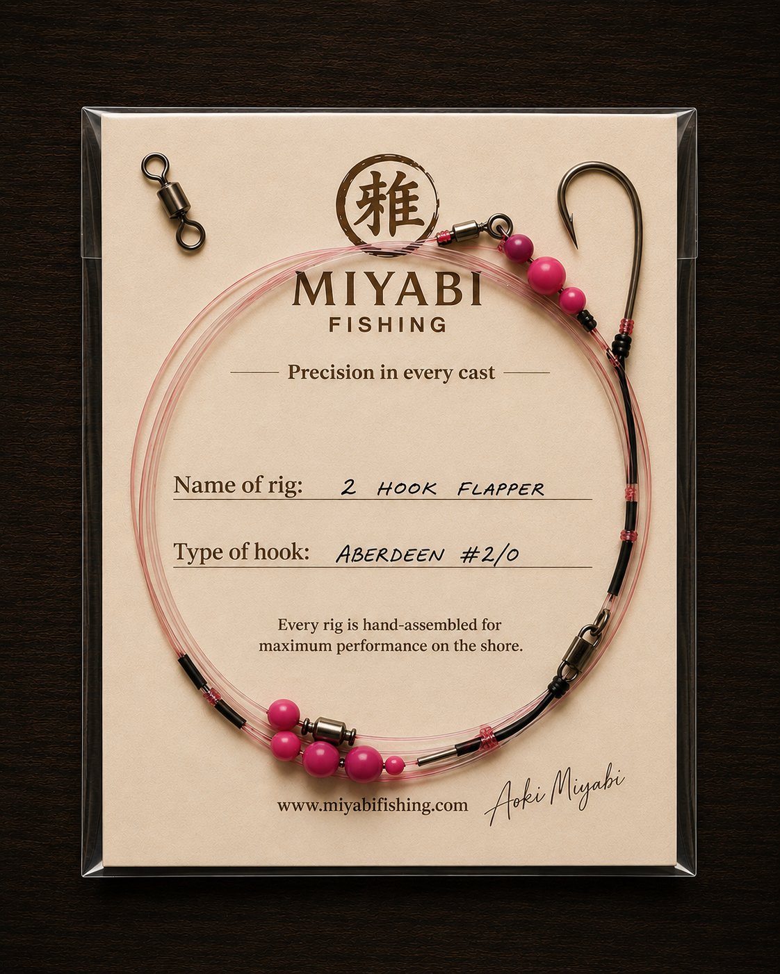MIYABI Precision Flapper Rig – 2 Hook