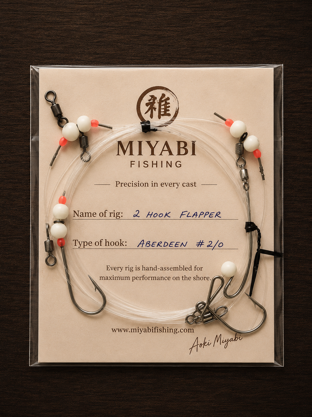 MIYABI Precision Flapper Rig – 2 Hook