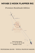 MIYABI Precision Flapper Rig – 2 Hook