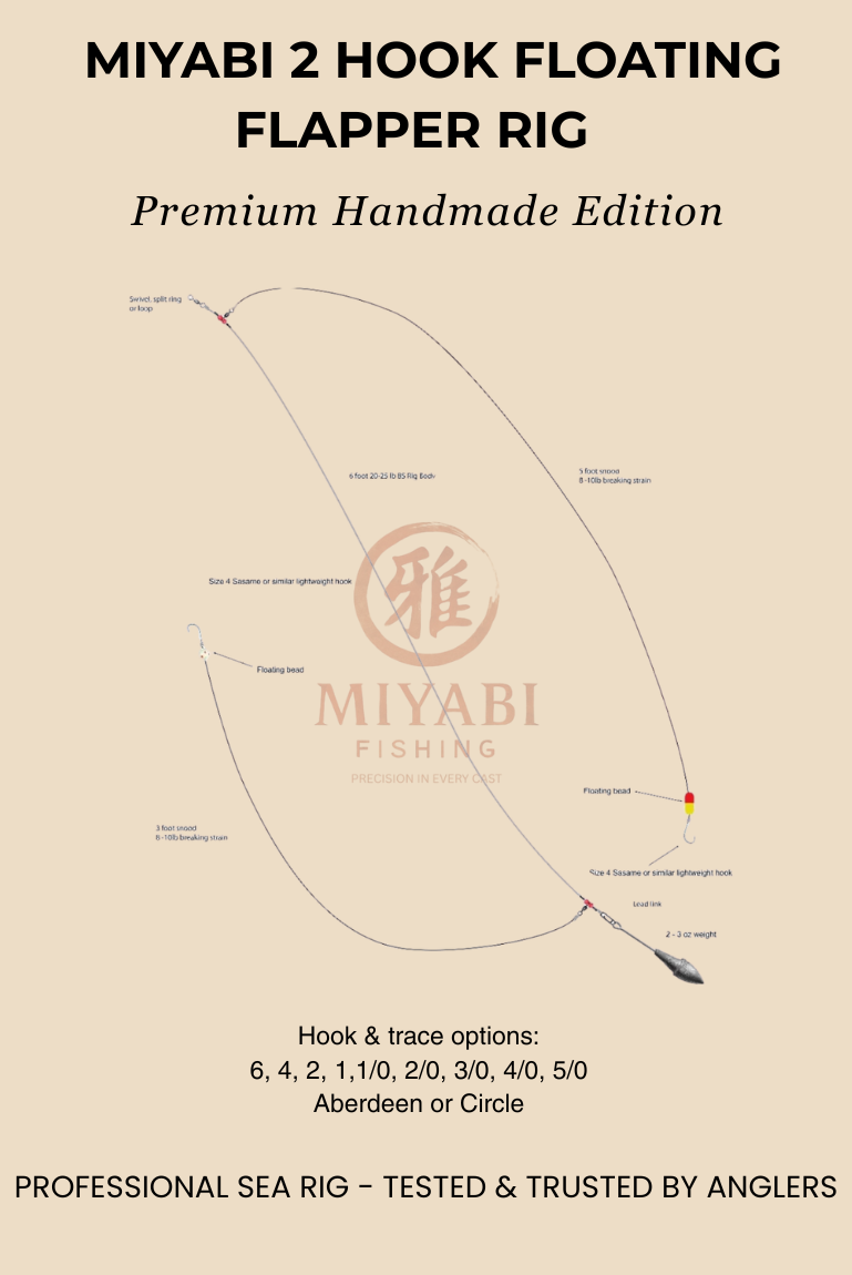 MIYABI Precision Floating Rig – 2 Hook Floating