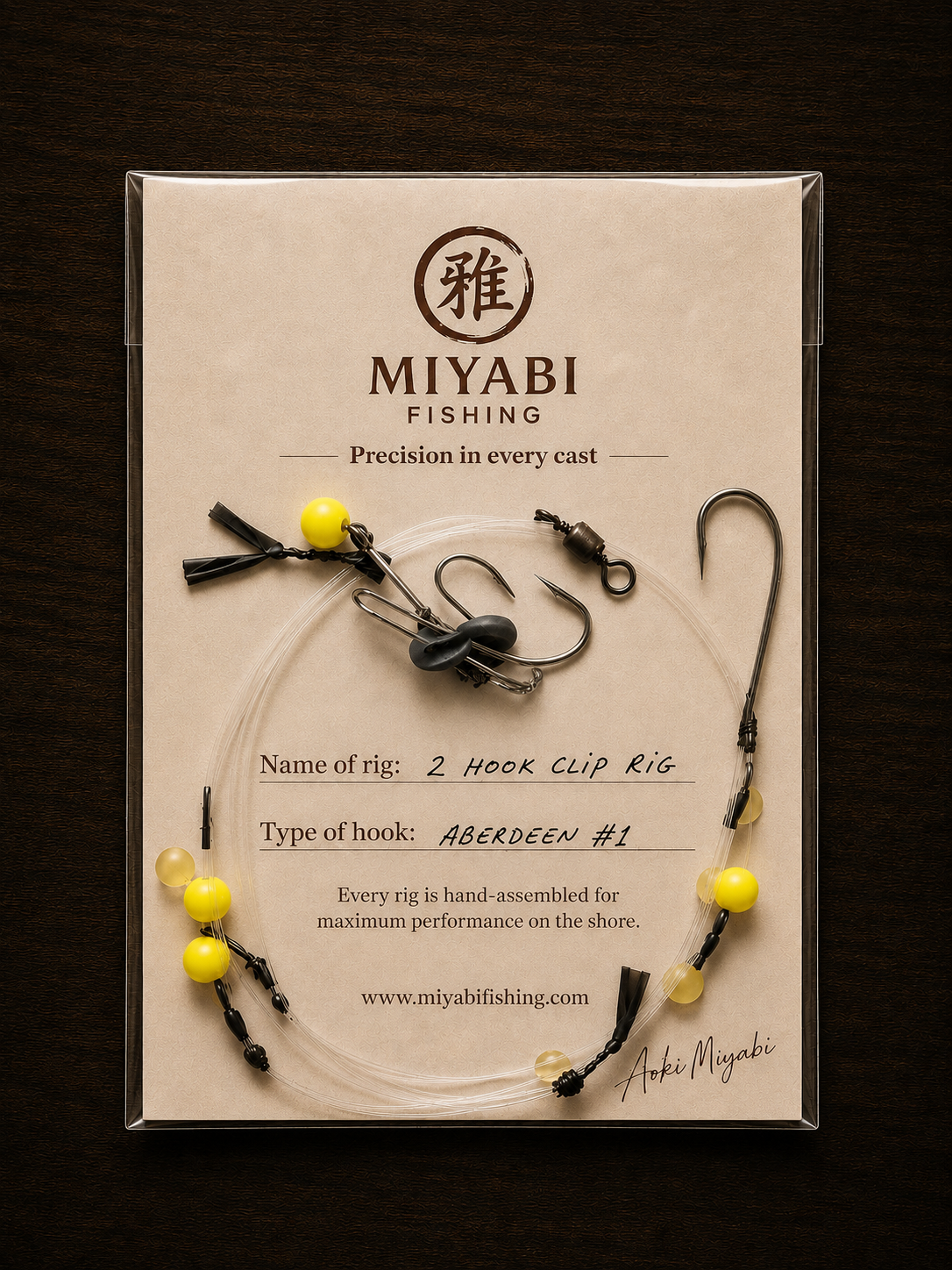 MIYABI Precision Clipped Down Rig ‚ 2 Hook
