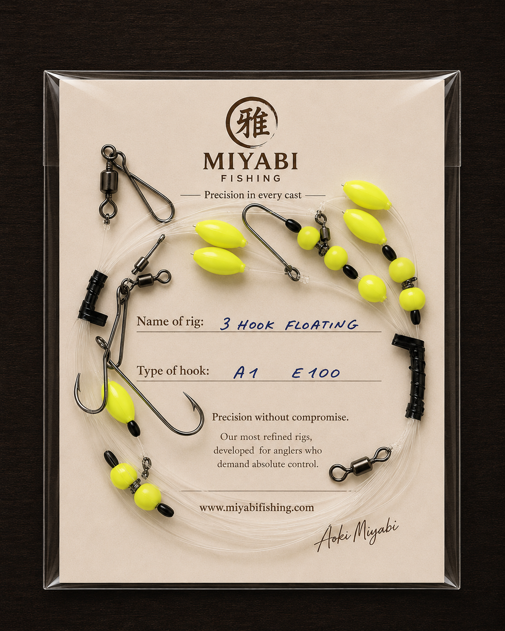 Aparejo de surfcasting MIYABI Precision de 2 anzuelos con flotador – Especialista en peces planos