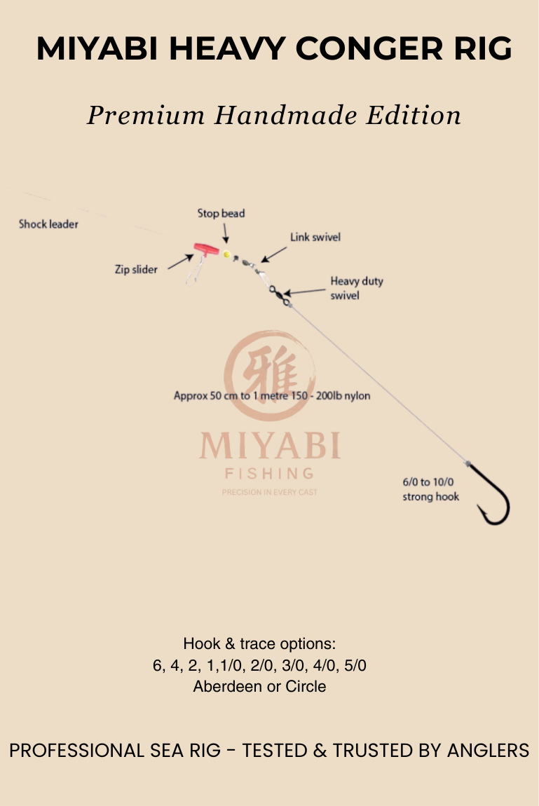 Aparejo de surfcasting MIYABI Precision Heavy Conger