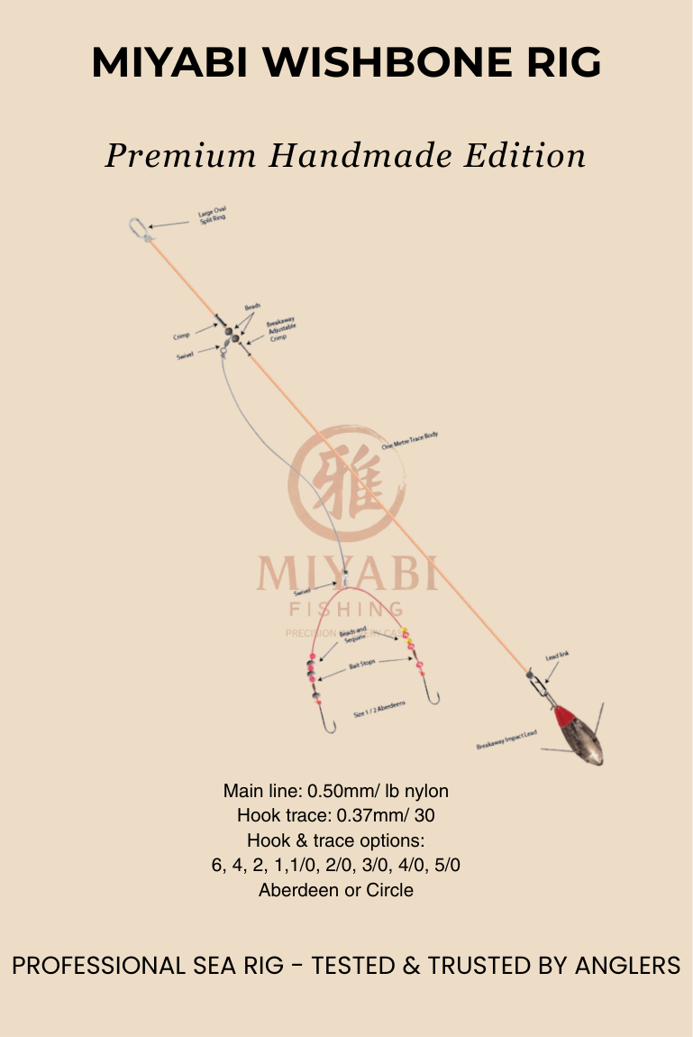Aparejo de surfcasting MIYABI Precision Wishbone